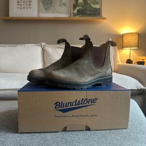 Blundstone Men's Dark Brown Leather Boots